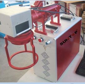 China Máquina portátil de mano de la marca del laser de la fibra para los productos de la meta que procesan 20w proveedor